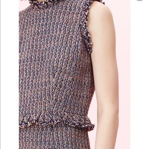 Never worn Rebecca Taylor pink and black tweed career dress. With tags